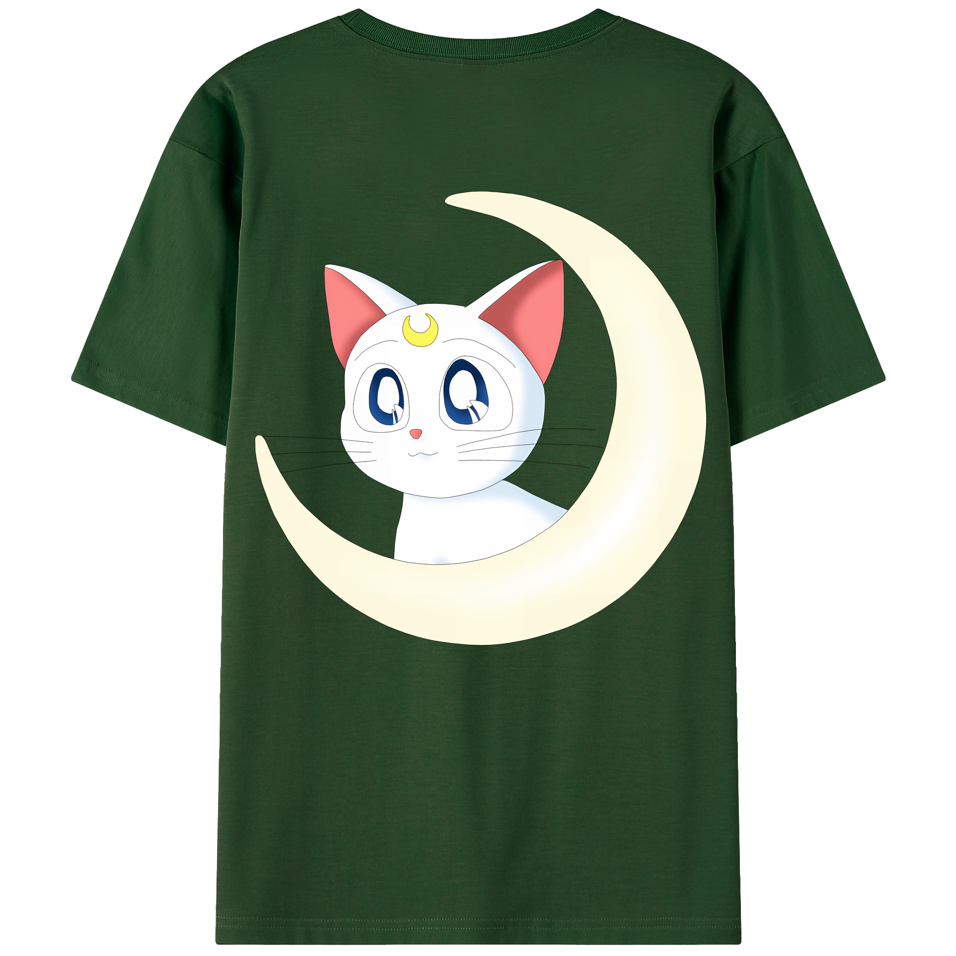 （画像用） 美少女戦士セーラームーン Sailor Moon 綿100％半袖Tシャツ（背面プリント）